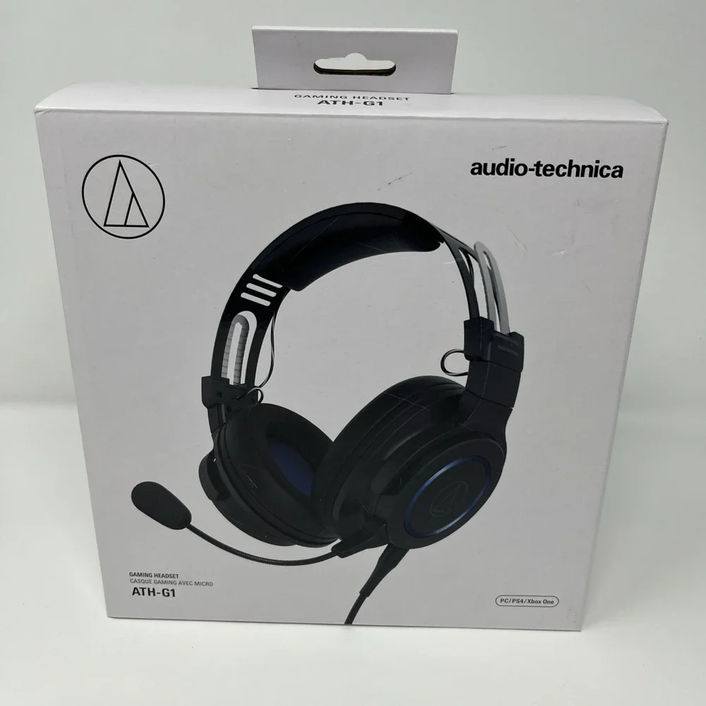 Audio-Technica ATH-G1 - Premium Gaming/Streaming Headphones with Removable Mic